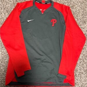 Nike Philadelphia Phillies Authentic Collection Crew Neck Sweatshirt M